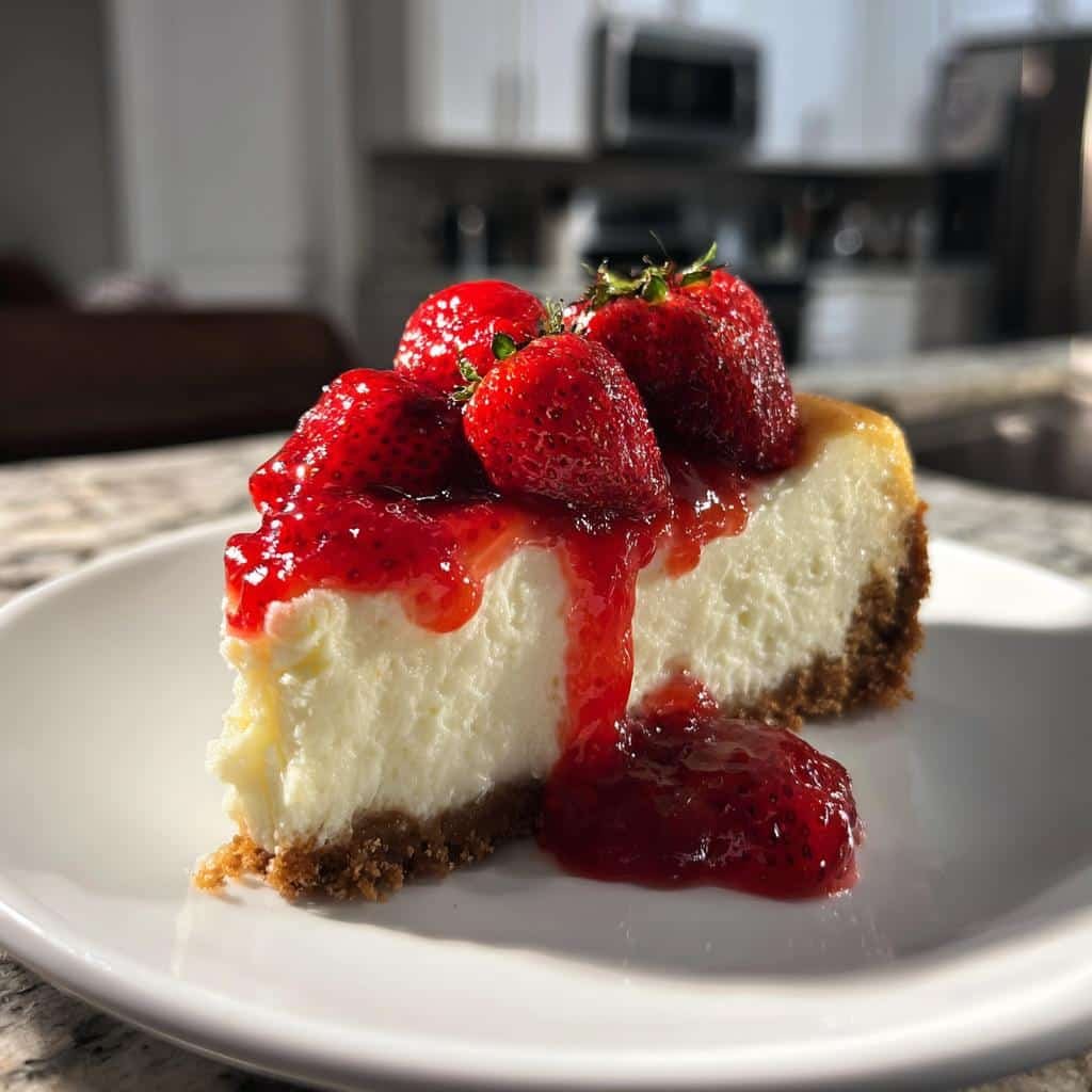 valentine cheesecake recipe delicious dessert - detail 1