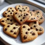 valentine chocolate chip cookies