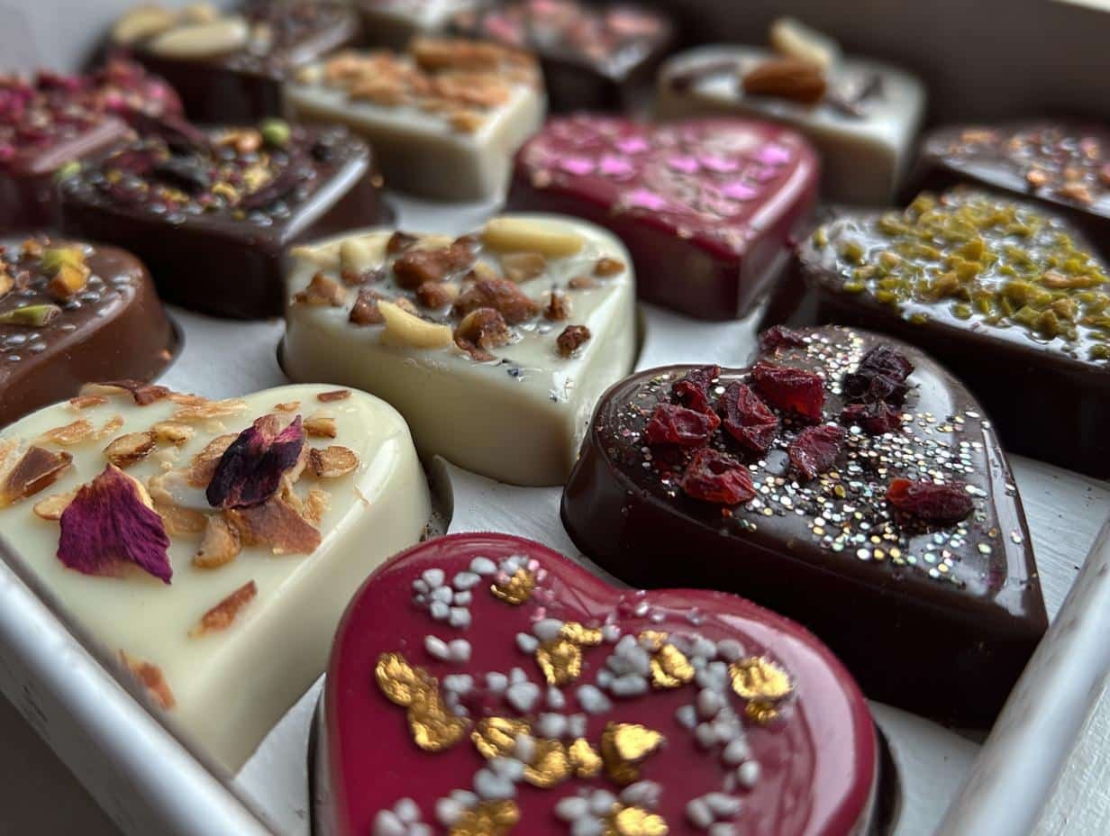 valentine chocolate ideas boxes - detail 1