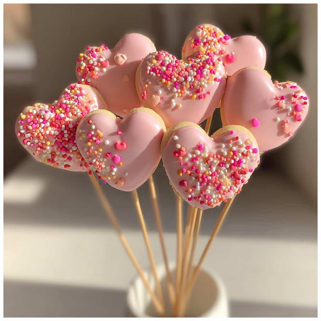 valentine cookie bouquets recipe