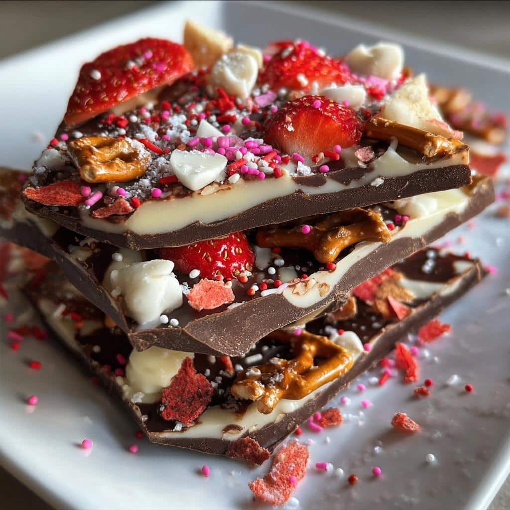 15-Minute Valentines Bark Sweet Surprise – Easy & Irresistible 3 valentines bark sweet surprise - detail 1