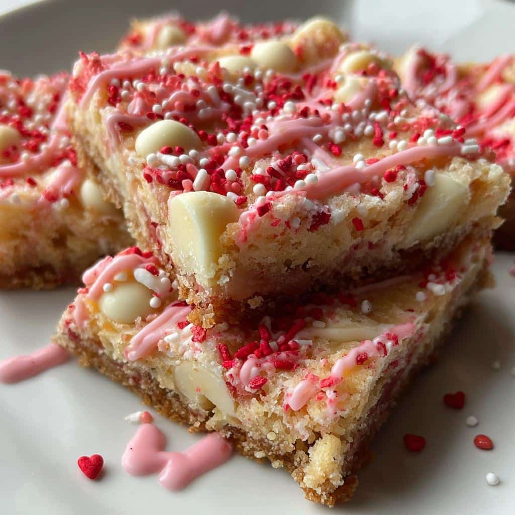 Irresistible Valentine’s Bars Sweethearts in 45 Minutes 3 valentines bars sweethearts - detail 1