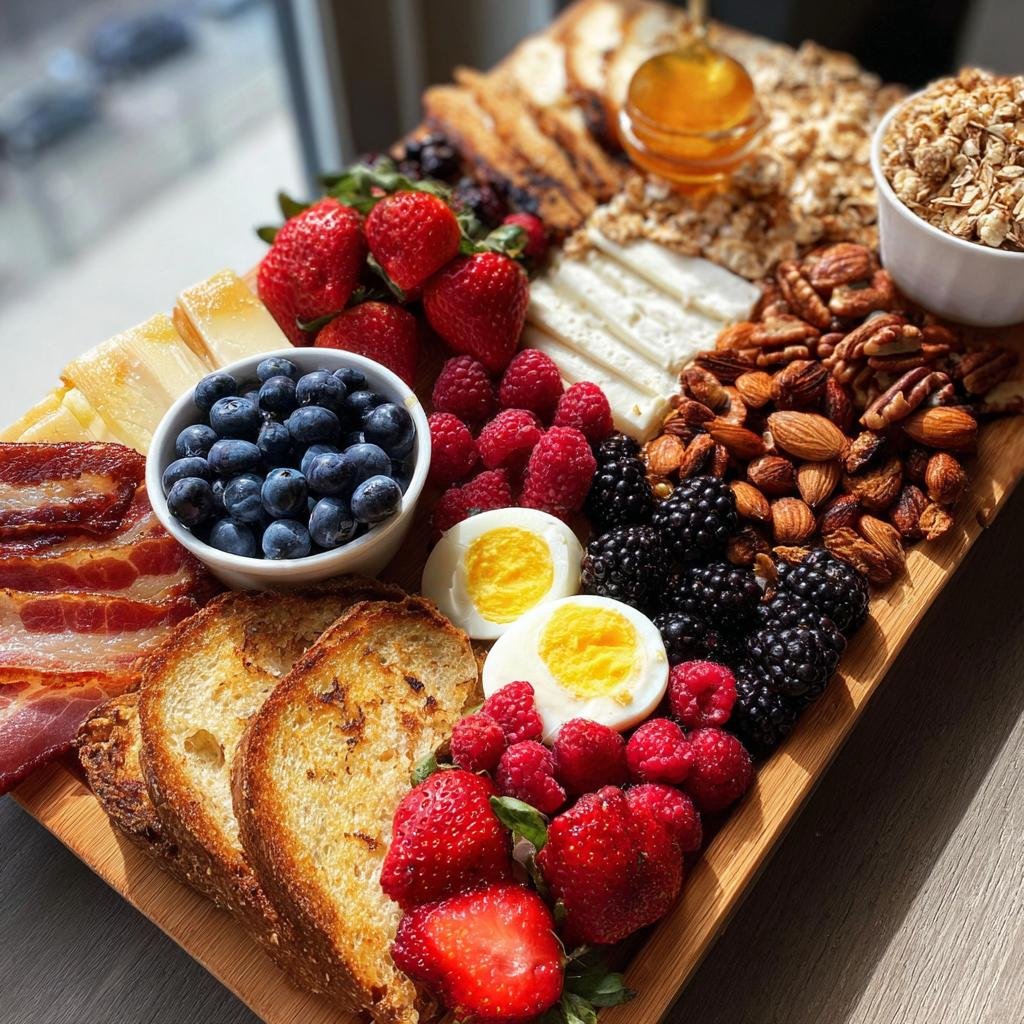 valentines breakfast charcuterie board funfest - detail 1