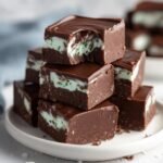 3-ingredient choc mint fudge
