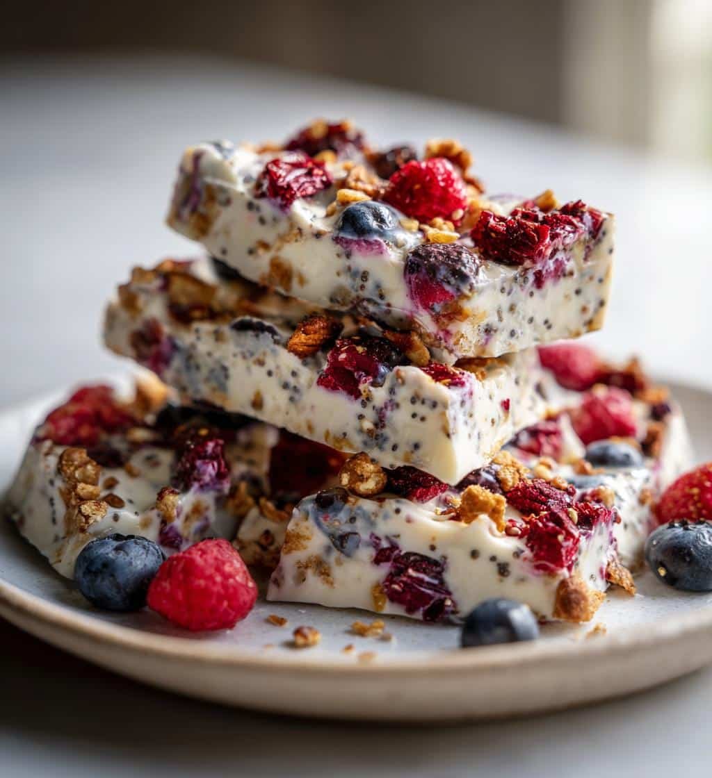 "Heavenly 5-Ingredient Greek Yogurt Bark (So Easy!)" 3 5-ingredient Greek yogurt bark - detail 1