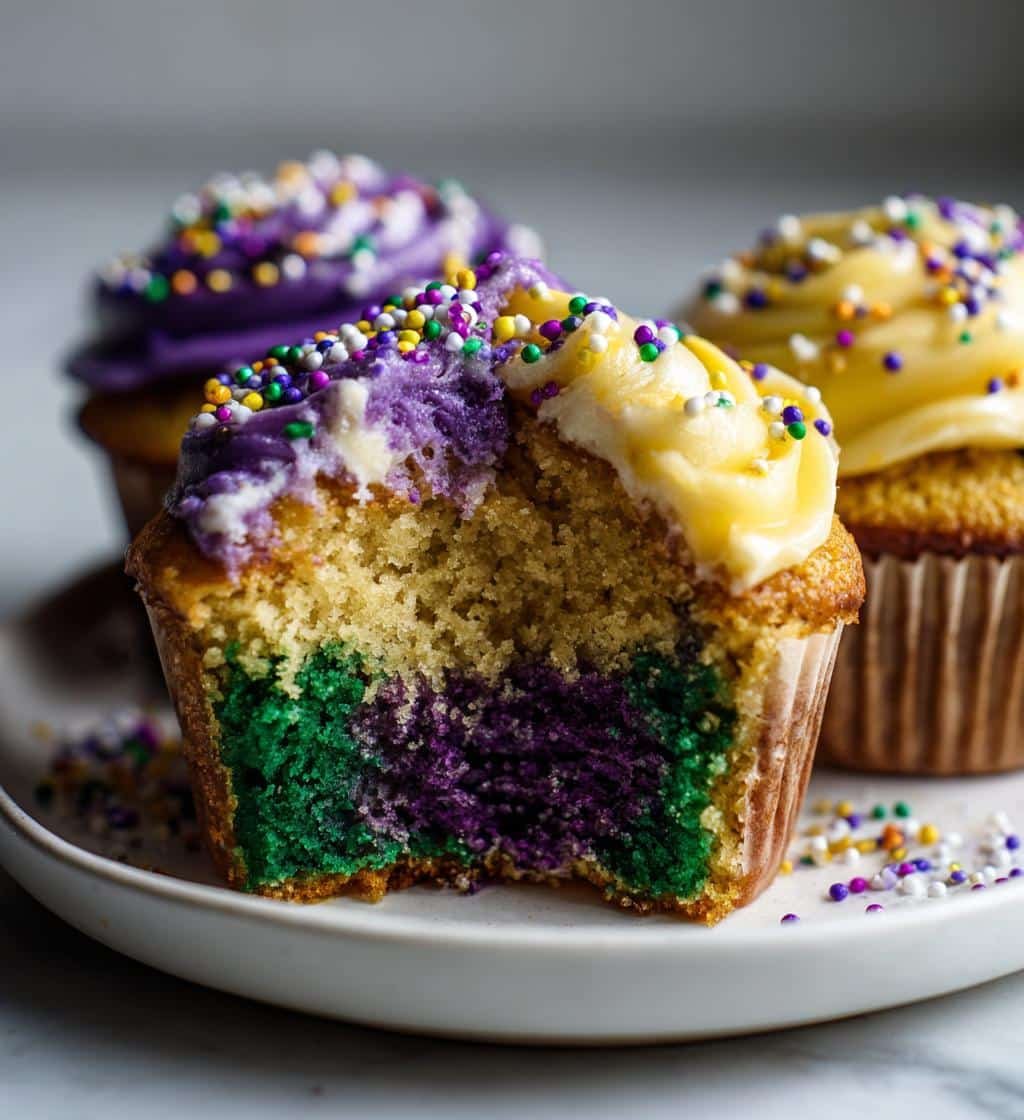 Mardi Gras cupcake ideas - detail 1