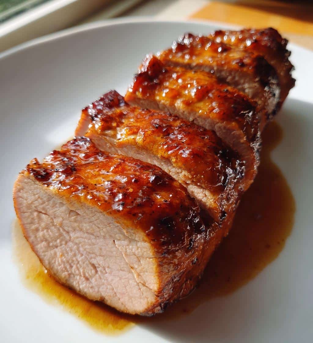 35-Minute Applesauce Pork Tenderloin Recipe – Juicy Perfection 3 applesauce pork tenderloin - detail 1