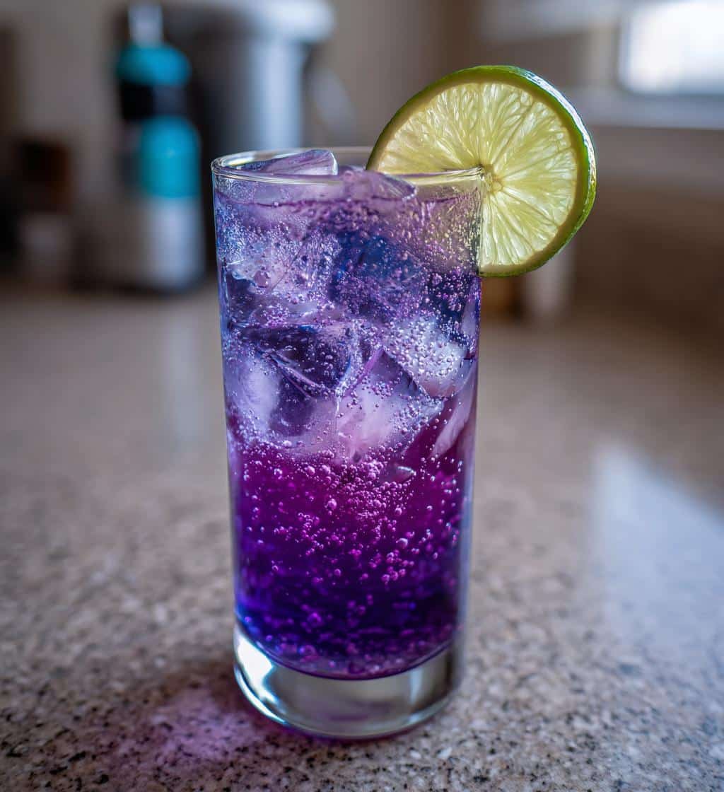 blueberry lime twister refreshing drink recipe - detail 1