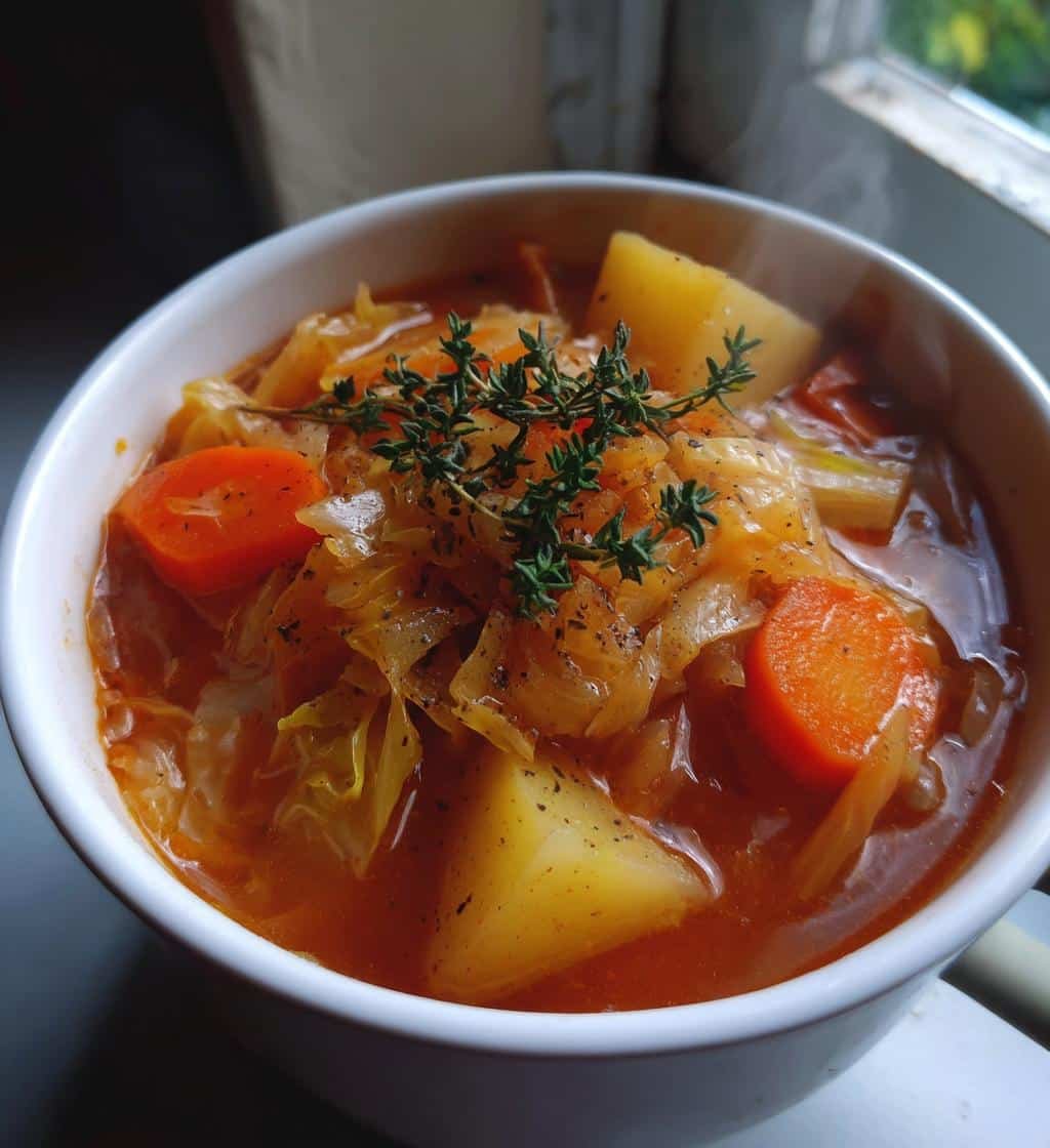 cabbage soup heartwarming comforting flavor recipe - detail 1