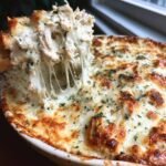 cheesy chicken alfredo dip delicious recipe 2