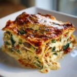cheesy vegetable lasagna with creamy ricotta