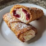 cherry cheesecake egg rolls recipe