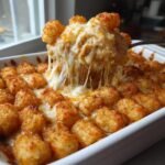 chicken alfredo tater tot casserole recipe