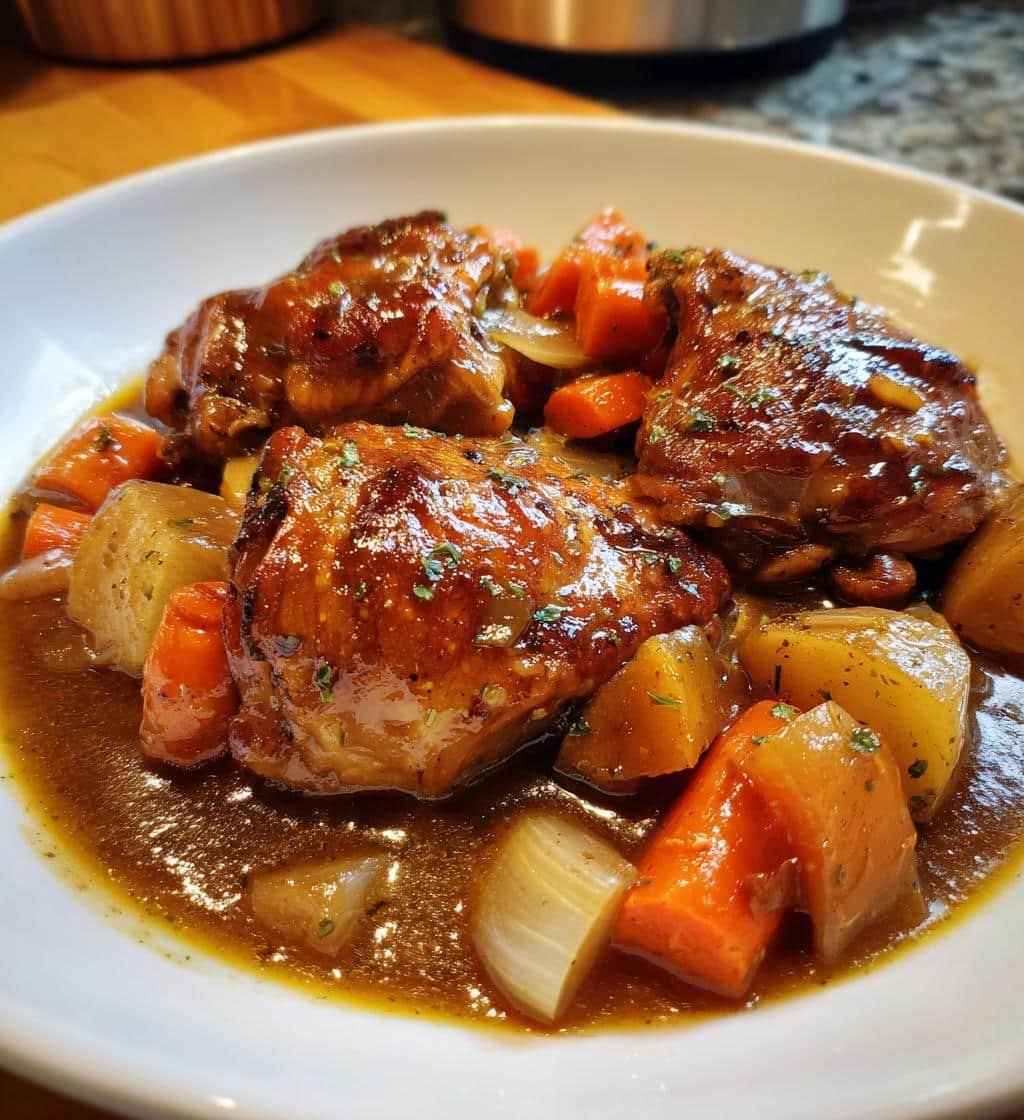 Irresistible Chicken Thigh Pot Roast in Just 45 Minutes 3 chicken thigh pot roast - detail 1