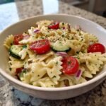 creamy bow tie pasta salad you must make