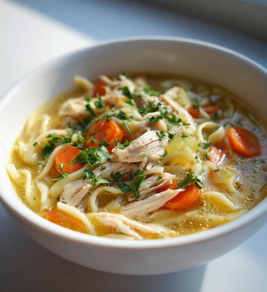 crockpot chicken noodle soup recipe cozy delight