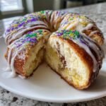 easy Mardi Gras king cakes
