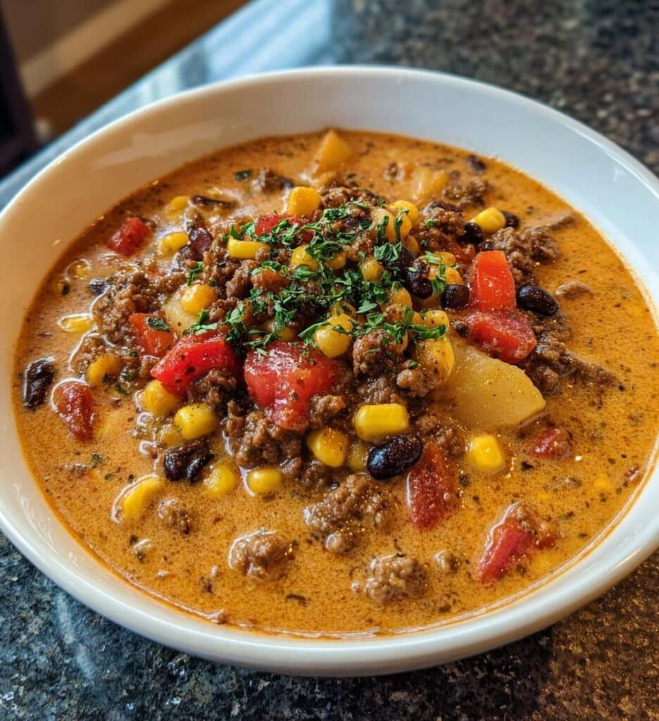 easy creamy cowboy soup for cold nights