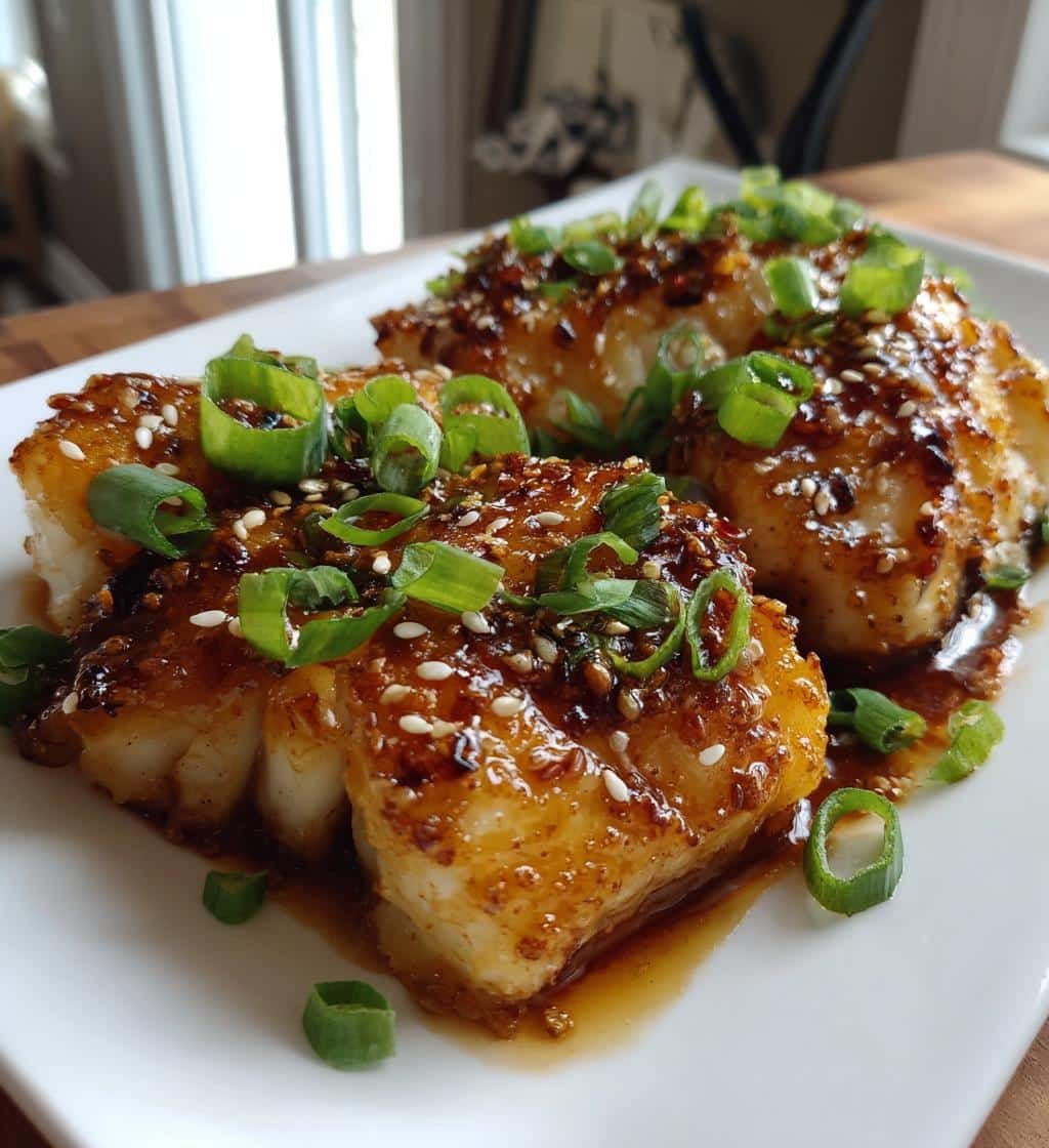 30-Minute Flaky Cod with Ginger Soy Glaze Sensation