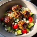 greek meatball bowl