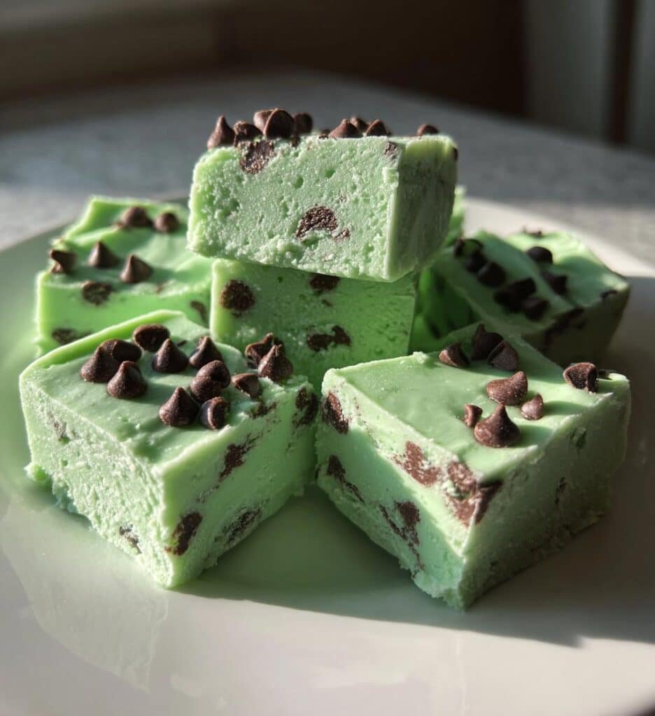 green mint chocolate fudge