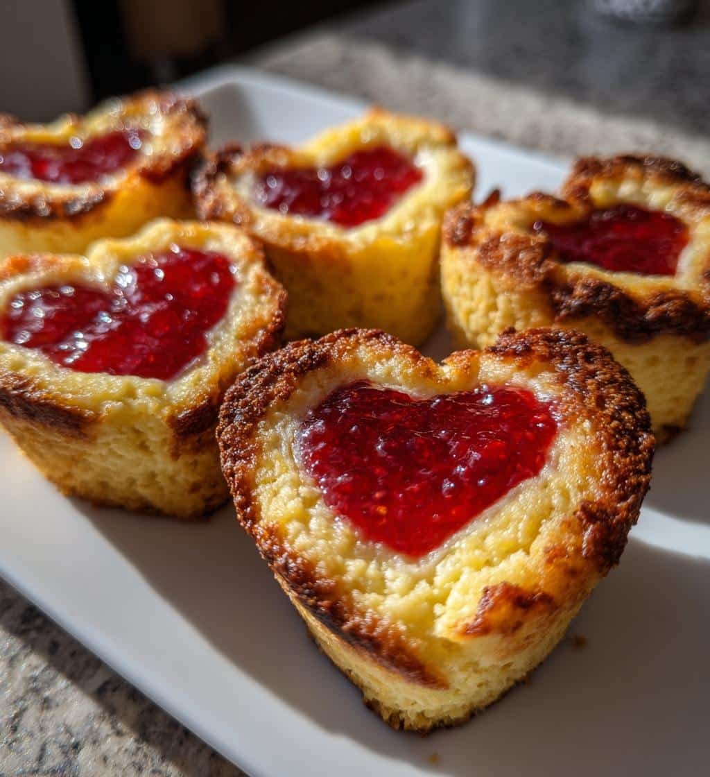 heart cookie bowls with dip - detail 1