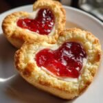 heart cookie bowls with dip
