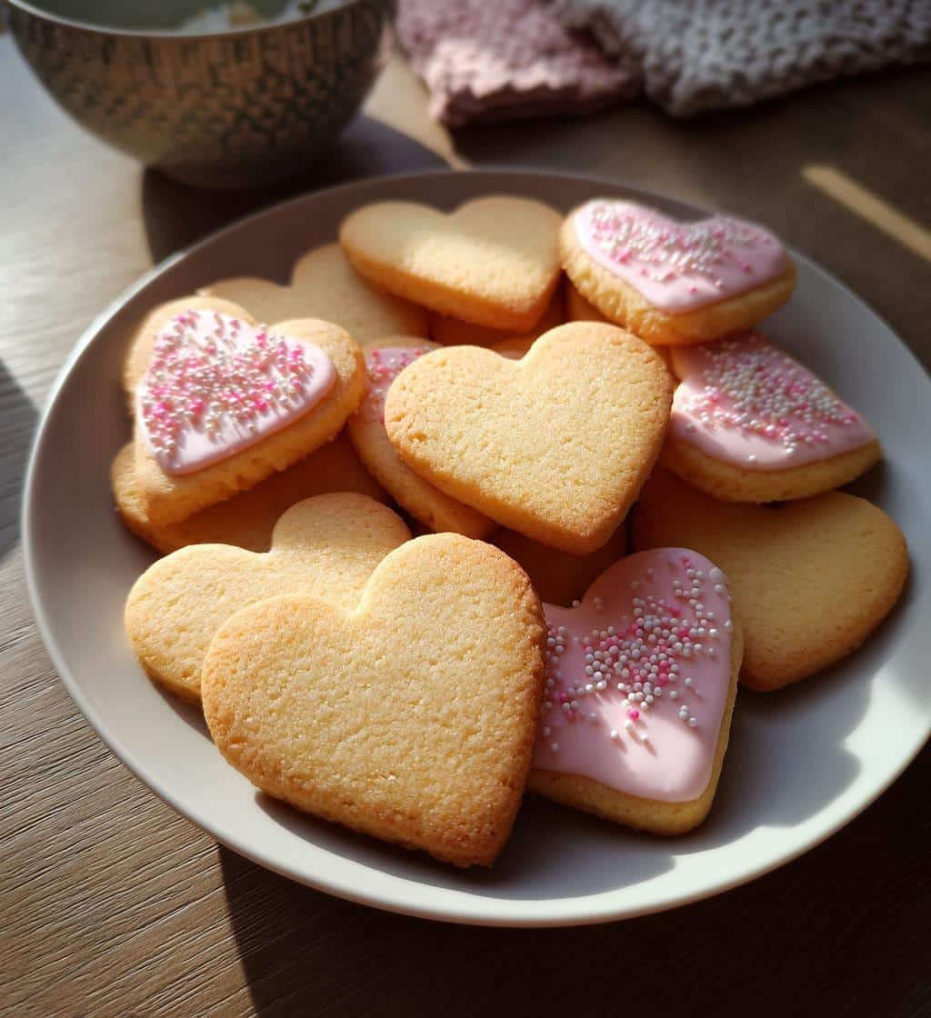 heart-shaped cookies - detail 1
