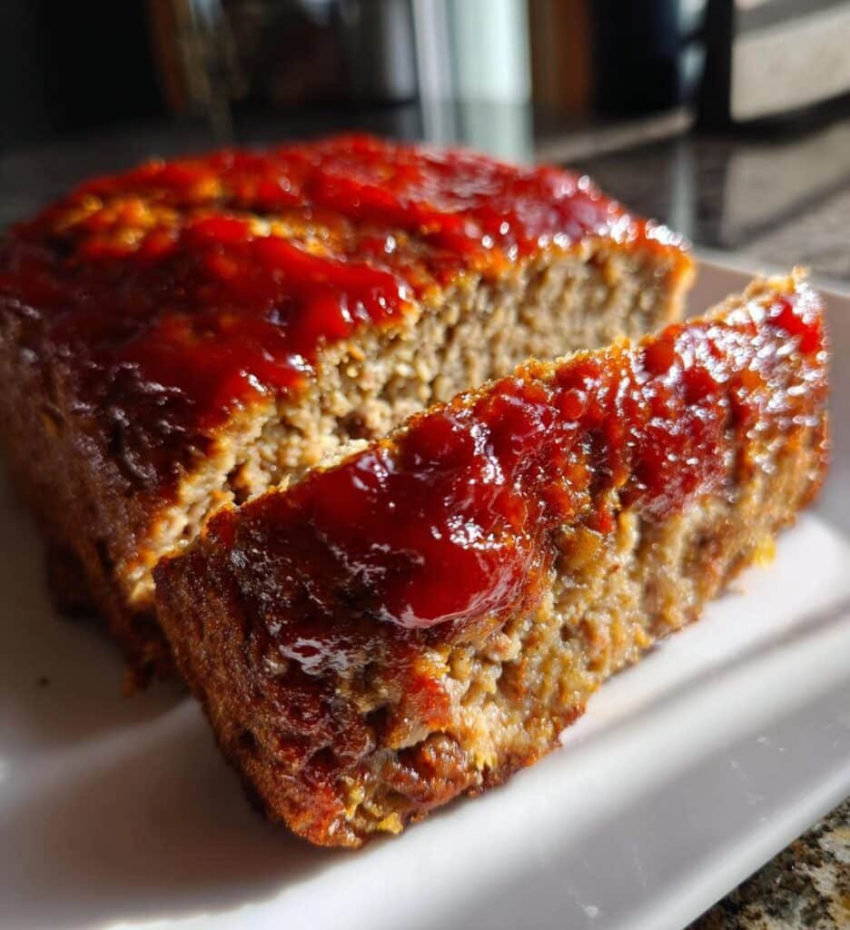 hearty juicy baked meatloaf
