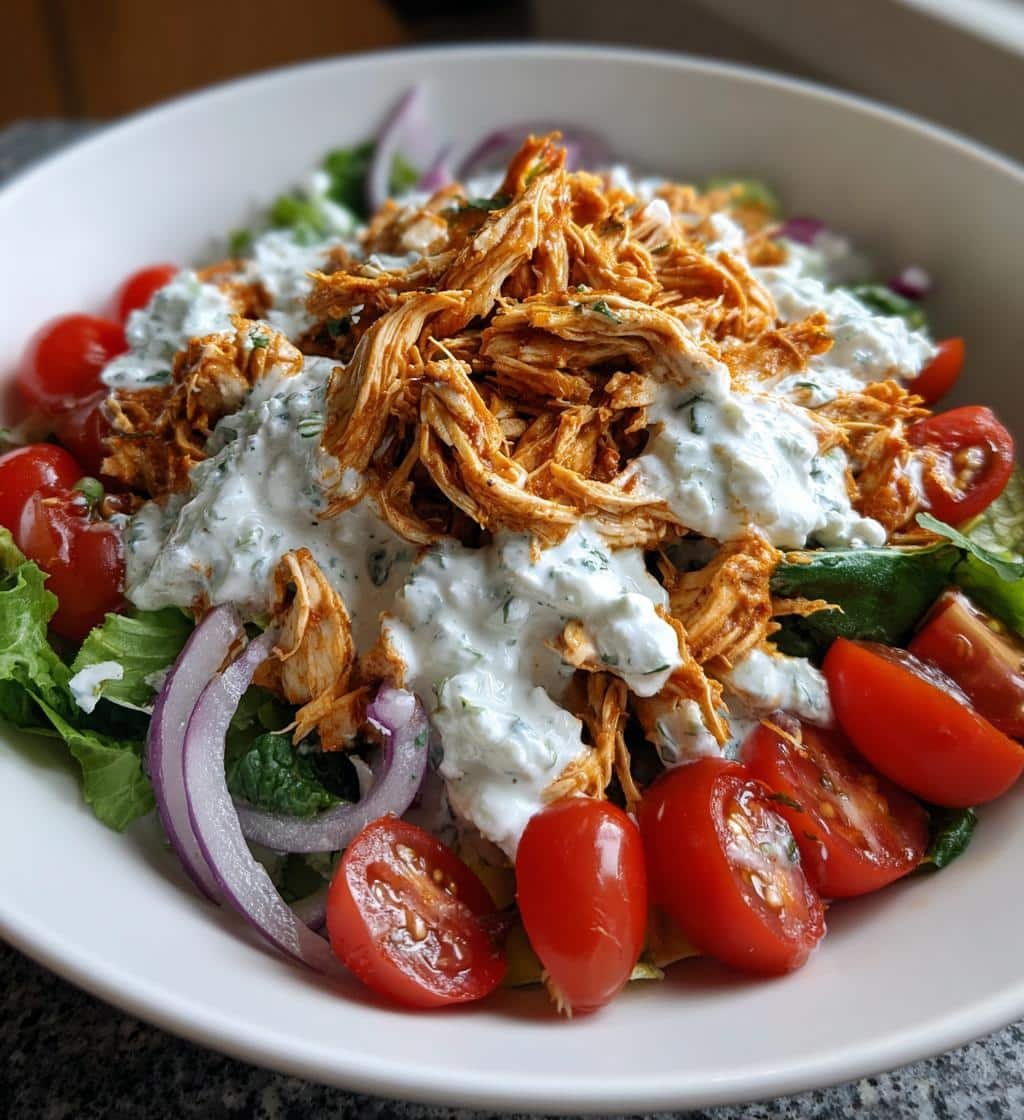 heavenly tzatziki chicken salad cool garlic goodness - detail 1