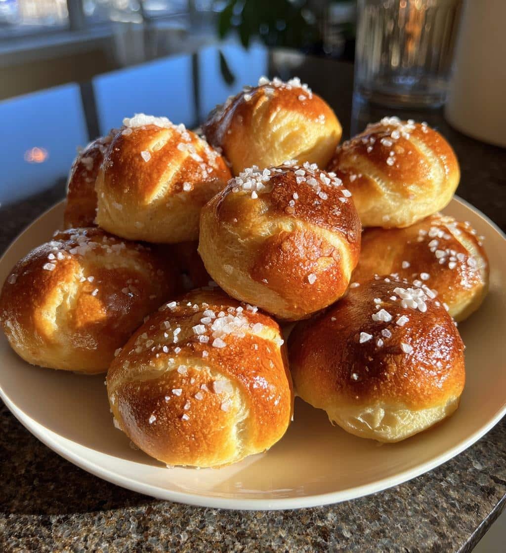 homemade soft pretzel bites recipe - detail 1