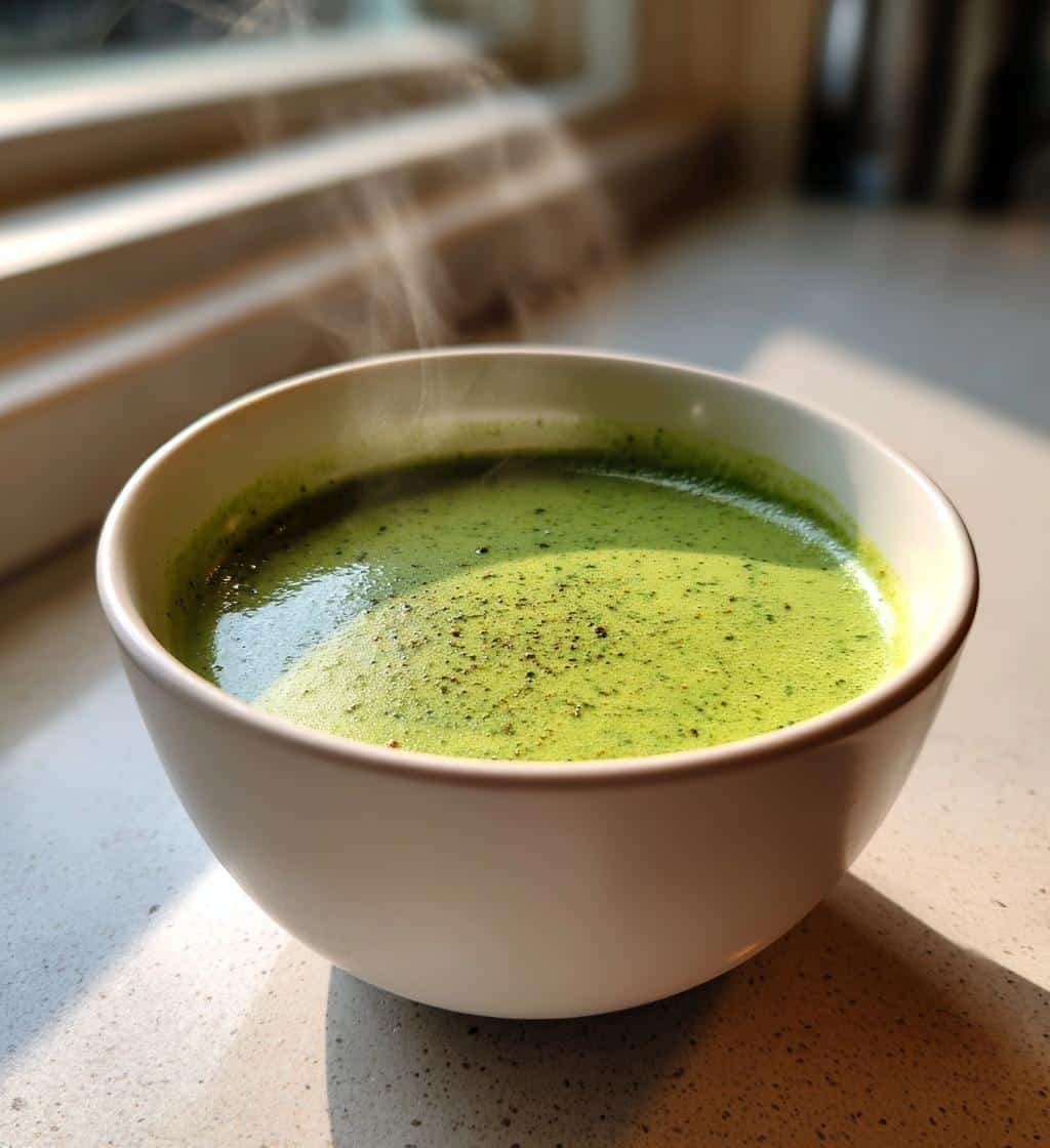 Creamy Keto Broccoli Spinach Soup in Just 25 Minutes 3 keto broccoli spinach soup - detail 1