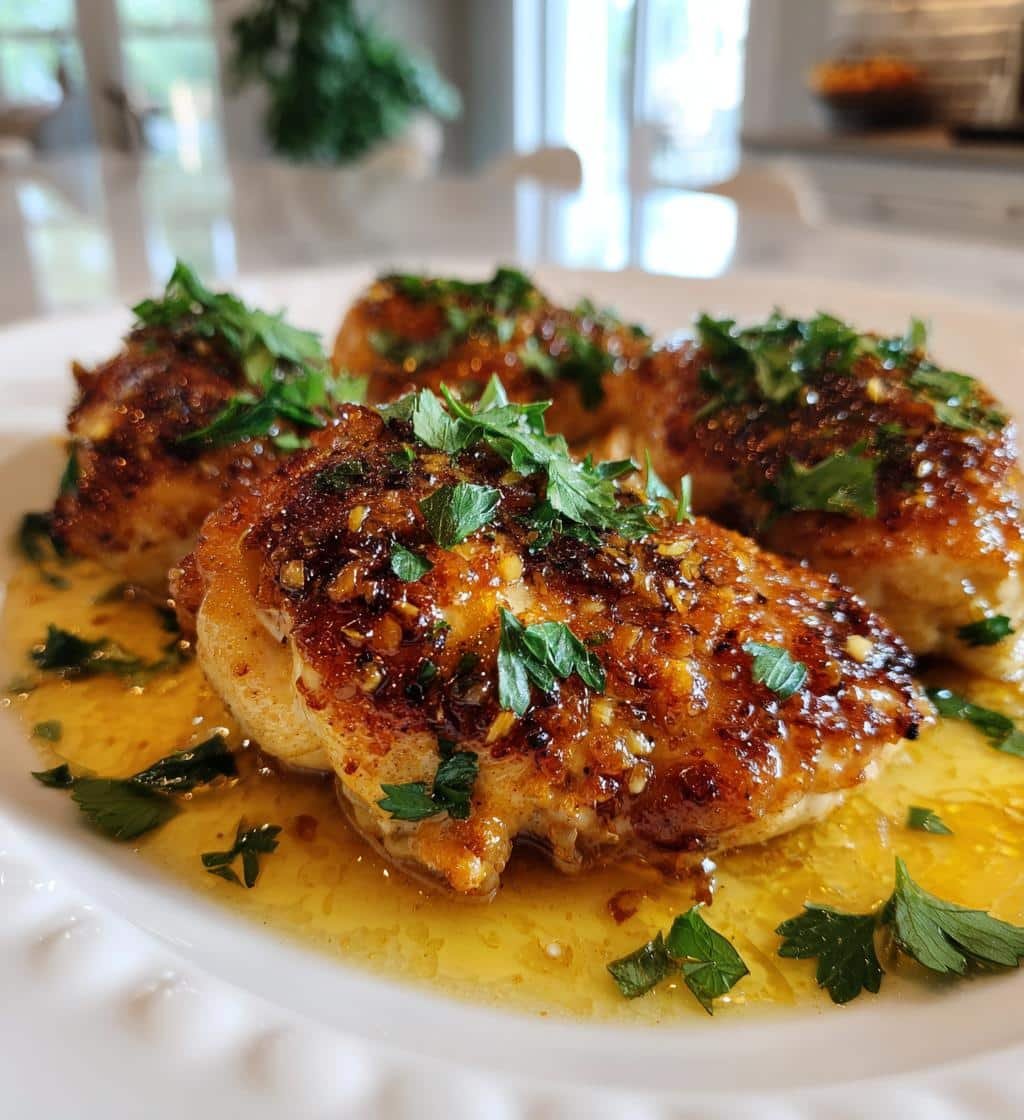 lemon garlic chicken - detail 1