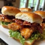 maple chicken bacon sliders