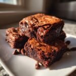 microwave Galentine's Day brownies