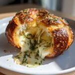 mozzarella stuffed rosemary parmesan soft pretzels