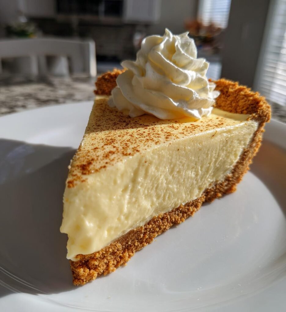 no bake eggnog pie holiday delight recipe