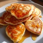 one-pan heart-shaped pancakes
