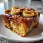 overnight baked banana french toast casserole