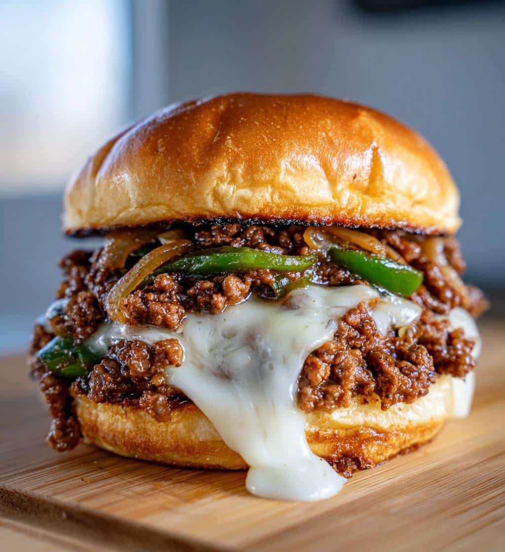 Philly Cheesesteak Sloppy Joes Recipe: Irresistible 30-Minute Feast 3 philly cheesesteak sloppy joes recipe delicious twist - detail 1