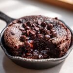 protein cookie skillet brownies