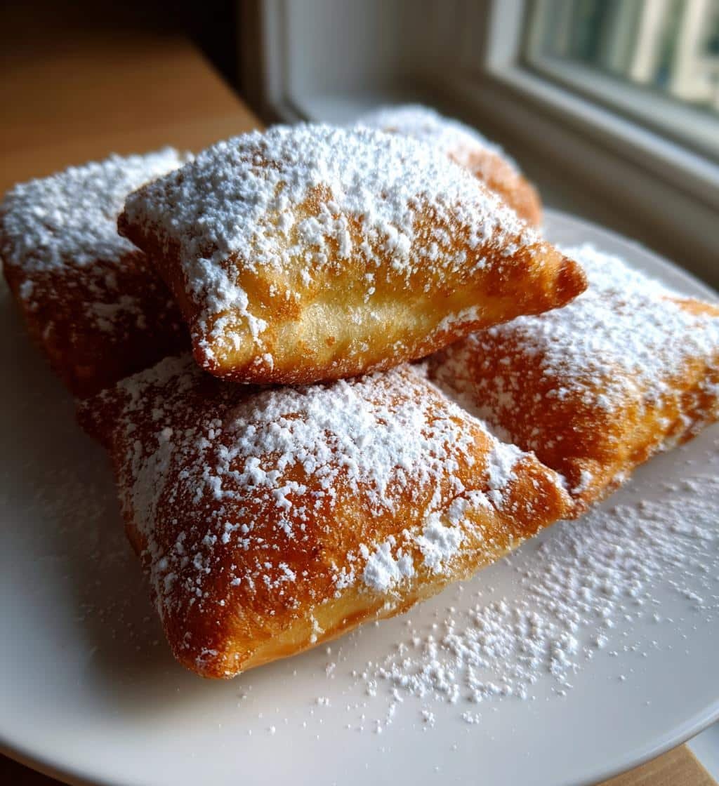 quick Mardi Gras beignets - detail 1