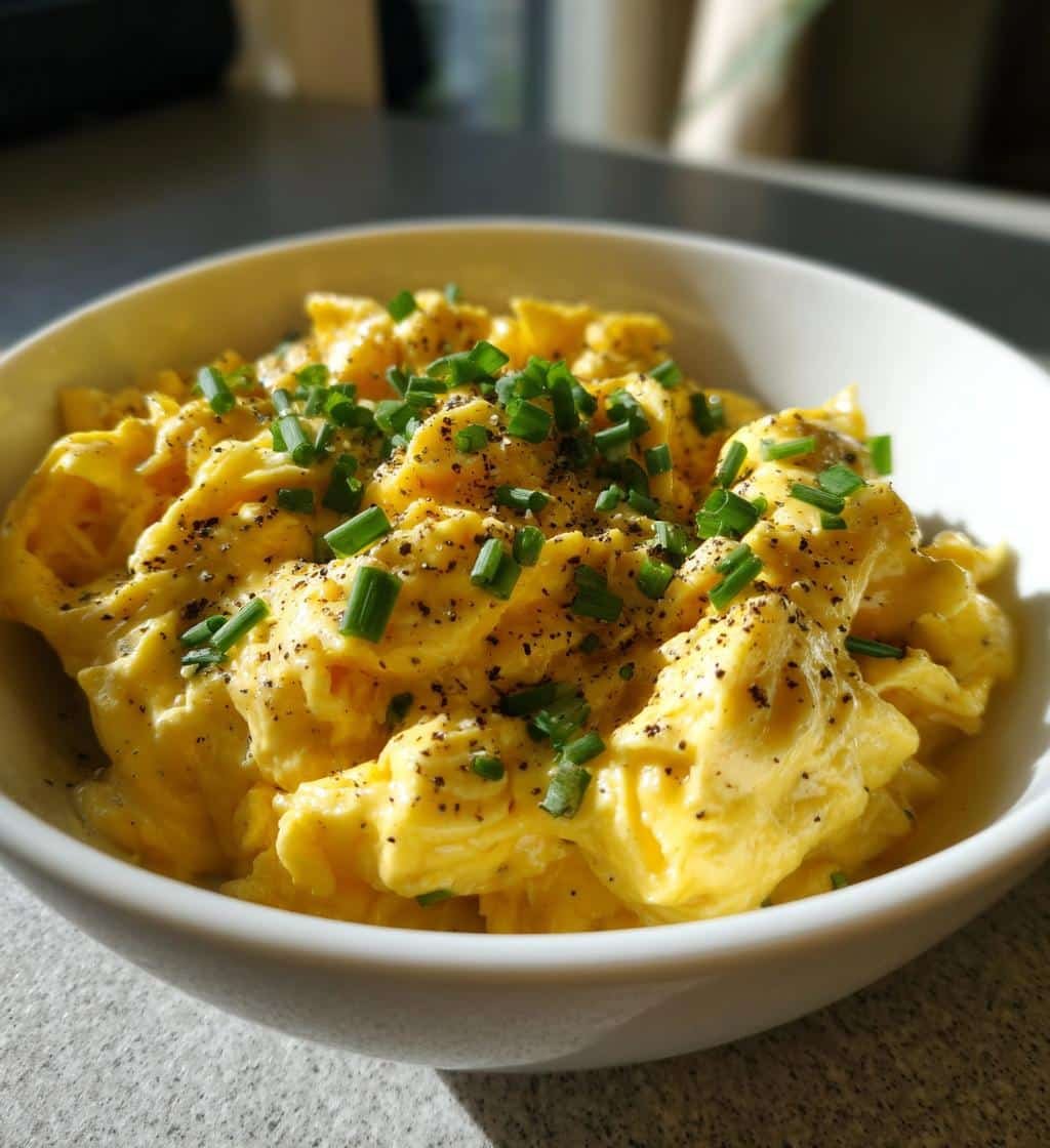 Silky Miso Scrambled Eggs: 3-Ingredient Breakfast Magic 3 silky miso scrambled eggs - detail 1
