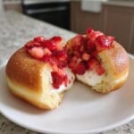 strawberry cheesecake donuts