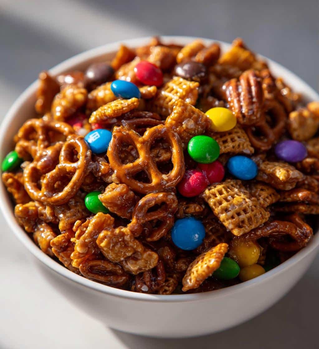 Irresistible Sweet and Salty Holiday Snack Mix Recipe 3 sweet and salty holiday snack mix recipe - detail 1