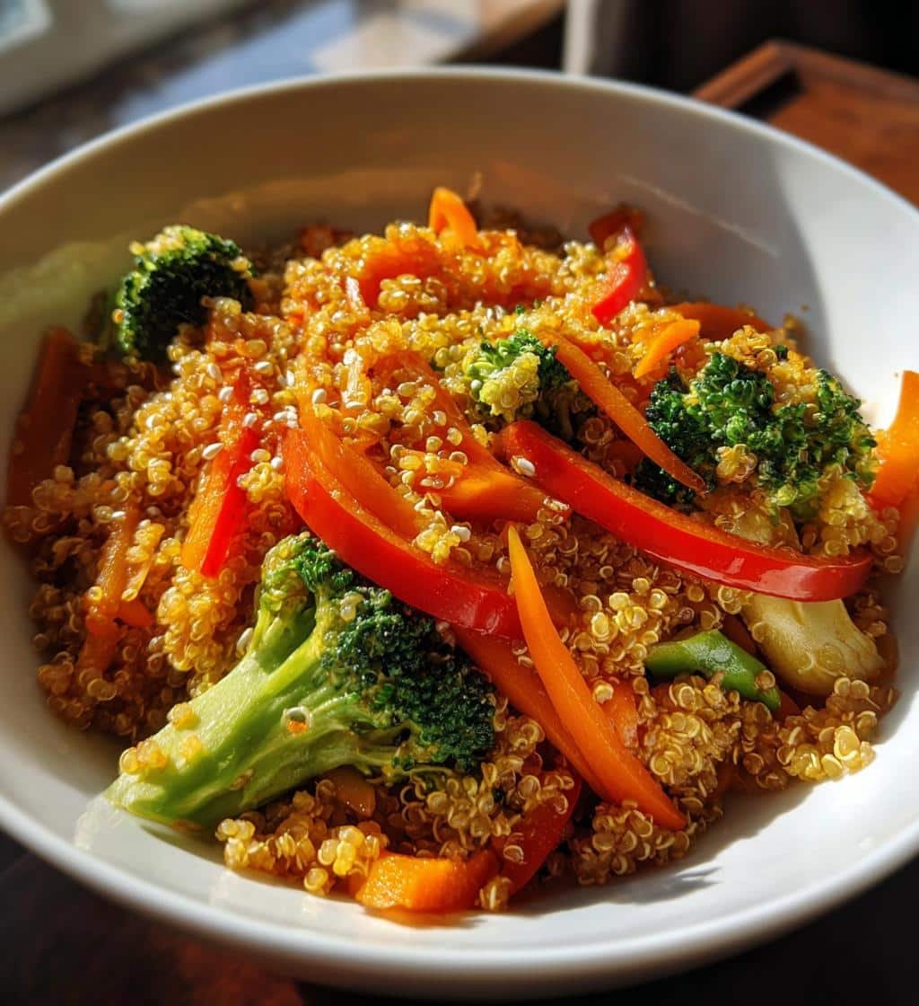 30-Minute Vibrant Quinoa Veggie Stir Fry That Tastes Amazing 3 vibrant quinoa veggie stir fry clean eating - detail 1