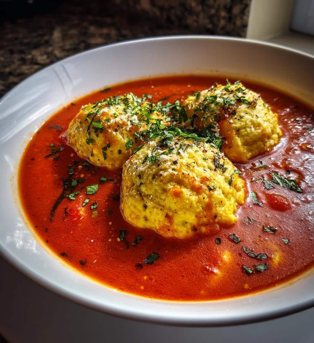 25-Minute Wholesome Tomato Soup with Cheddar Bay Dumplings Bliss 3 wholesome tomato soup with cheddar bay dumplings - detail 1