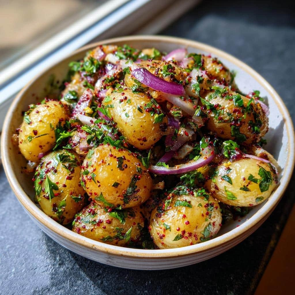 zesty sumac potato salad an unexpected flavor hit - detail 1